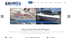 Desktop Screenshot of calibreboat.com