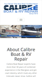 Mobile Screenshot of calibreboat.com